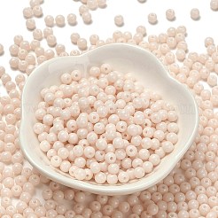 Непрозрачные цветные стеклянные бусины&nbsp;SEED-C001-02B-07