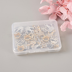 32 pièces 4 pendentifs en alliage de style strass&nbsp;PALLOY-TA0002-30