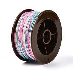 27 м сегментно окрашенные круглые полиэфирные витые шнуры OCOR-N009-02A-06