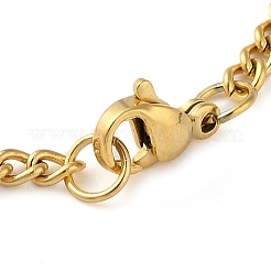 Ожерелья с подвесками из нержавеющей стали 304&nbsp;LS-NJEW-H034-01G