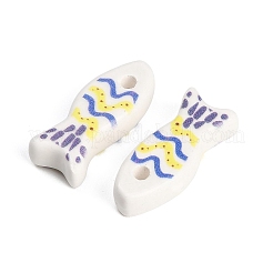 Pendentifs en porcelaine imprimée à la main&nbsp;PR-CBAB520-02A