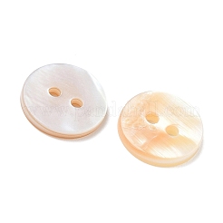 Плоские круглые кнопки на 2 отверстие BUTT-P012-09