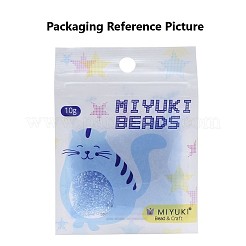 MIYUKIデリカビーズ小  シリンダー  日本製シードビーズ  15/0  （dbs1593)マット不透明マンダリンab  1.1x1.3mm  穴：0.7mm  約3500個/10g&nbsp;X-SEED-J020-DBS1593
