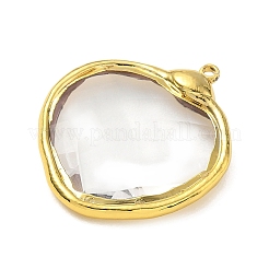Messing Glas-Anhänger&nbsp;GL-CBA4231-01J-G