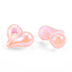 УФ-покрытие радужными переливающимися акриловыми бусинами PACR-T016-01A