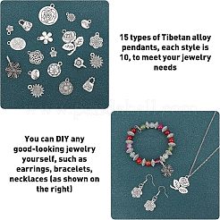 Подвески из сплава в тибетском стиле&nbsp;TIBEP-FH0001-13