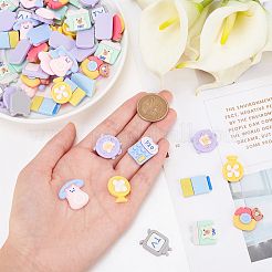 Кабошоны из непрозрачной смолы CRES-SC0002-47