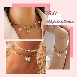 32шт 8 цвета подвески из сплава со стразами&nbsp;FIND-CJ0005-13