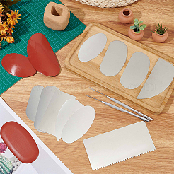 Изогнутый инструмент для резьбы по глине из нержавеющей стали DIY-FG0005-51