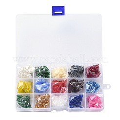 180 г 15-х цветных стеклянных бусин&nbsp;SEED-JQ0003-01A-3mm