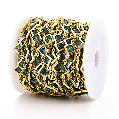 Латунные цепи с ромбическими звеньями CHC-N023-08D-G