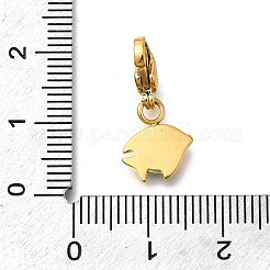 Подвесные украшения из эмалированной нержавеющей стали 304 в виде рыб STAS-R159-48G-05