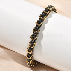 Halsketten und Armbänder aus Edelstahl 201&nbsp;SJEW-G087-04G