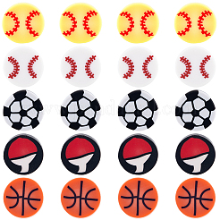 300шт 5 стиля ручной работы бусины из полимерной глины&nbsp;CLAY-PA0001-30