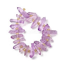 Природных кристаллов кварца бисер нитей G-F800-C20