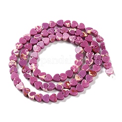 Окрашенные синтетические нити из имперской яшмы&nbsp;G-M403-A35-01