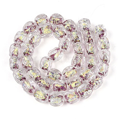 Ручной работы бусины фольги&nbsp;FOIL-T007-02D