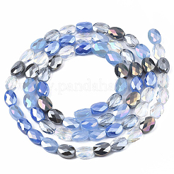 3 нить гальваника стеклянные бусины нити&nbsp;EGLA-PA0001-25B