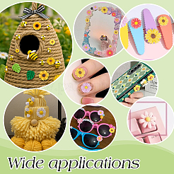 100шт 10 стиля непрозрачные кабошоны из смолы&nbsp;RESI-PH0002-60