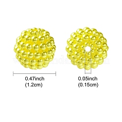 Имитация жемчуга акриловые&nbsp;OACR-FS0001-45D