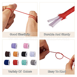 10 Rolle elastische Polyesterschnüre in 10 Farben&nbsp;EW-CD0001-01