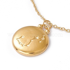 Collana con ciondolo in acciaio inossidabile 304 placcato ionico (ip) per uomo e donna&nbsp;STAS-H169-01E