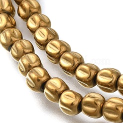 Гальванические нити из синтетических немагнитных гематитовых бусин G-C154-A01-01B