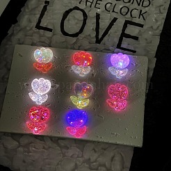 Светящиеся кабошоны из прозрачной смолы CRES-L045-07