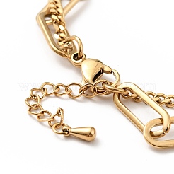 Многожильный браслет с подвеской в форме сердца и круглого шара из акрила BJEW-G639-11G