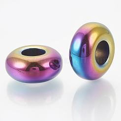 Гальванические немагнитные синтетические гематитовые бусины G-T094-10A