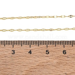 Colliers à chaîne en laiton de 1.5 mm pour femmes&nbsp;KK-CBA4FD4-14G