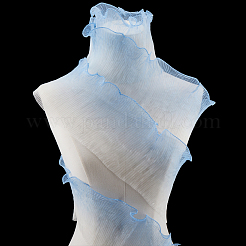 5 ярд полиэстеровой плиссированной кружевной ленты для отделки&nbsp;OCOR-GF0004-84D