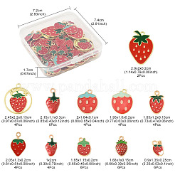 50шт 11 стиля подвески из сплава с эмалью&nbsp;ENAM-FS0003-20