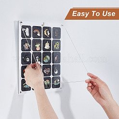 Акрил с фетровым лотком для памятных монет AJEW-WH0471-110A