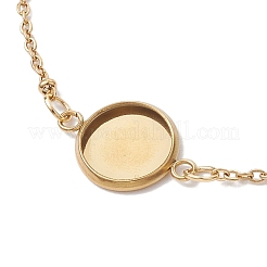 304 Edelstahl Satellitenkette Armband Herstellung&nbsp;X-BJEW-JB10587-02