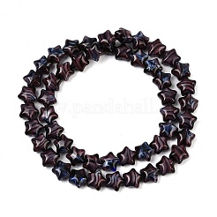 Ручной работы тысячецветник стеклянные бусины нитки&nbsp;LAMP-H067-01K