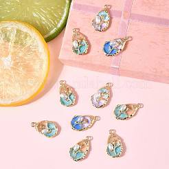 10 шт. Подвески из сплава с эмалью ENAM-FS0003-25