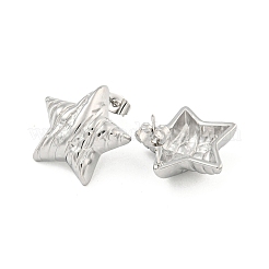 Серьги-гвоздики из нержавеющей стали марки 304&nbsp;EJEW-L290-013P