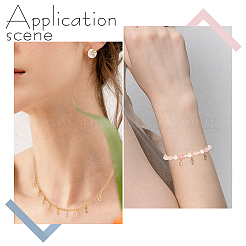 24 шт. 2-х цветные латунные трубчатые дужки&nbsp;KK-PH0002-35