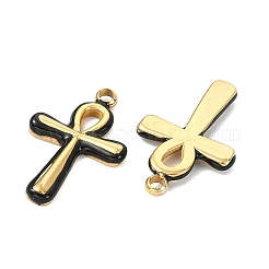304 Edelstahl-Emaille-Anhänger&nbsp;STAS-T076-11G-05