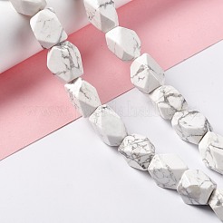 Fili di perline howlite naturale&nbsp;G-L235A-14