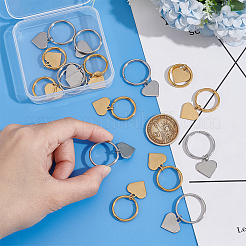 Подвеска-бирка для стетоскопа из нержавеющей стали 304 HJEW-UN00002