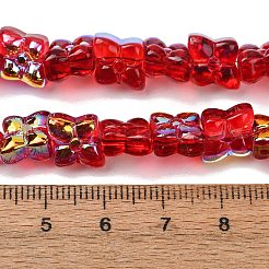 Chapelets de perles en verre transparente  &nbsp;GL-CBAAE04-02