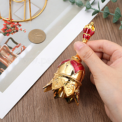 1 шт. сплав эмалированный ручной звонок-звонок украшения&nbsp;AJEW-GF0012-22