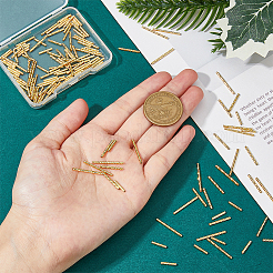 120 шт. 3 латунных трубчатых бусин KK-HY0001-91