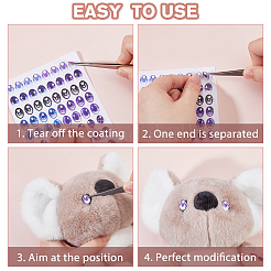 Косметические контактные линзы для наклейки для изменения макияжа&nbsp;DIY-WH0723-091A