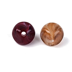 Perles acryliques opaques bicolores&nbsp;OACR-Q205-03
