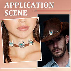 8 комплект заклепок-монет из цинкового сплава и смолы 2 цветов&nbsp;FIND-CP0003-39