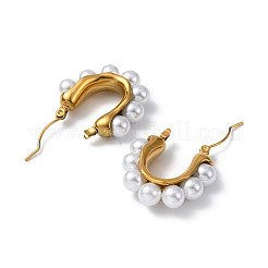 Серьги-кольца из нержавеющей стали 304 EJEW-Z037-01G