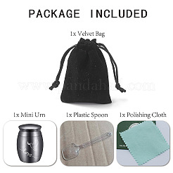 Урна для кремации из сплава 1 шт.&nbsp;AJEW-CN0001-69G